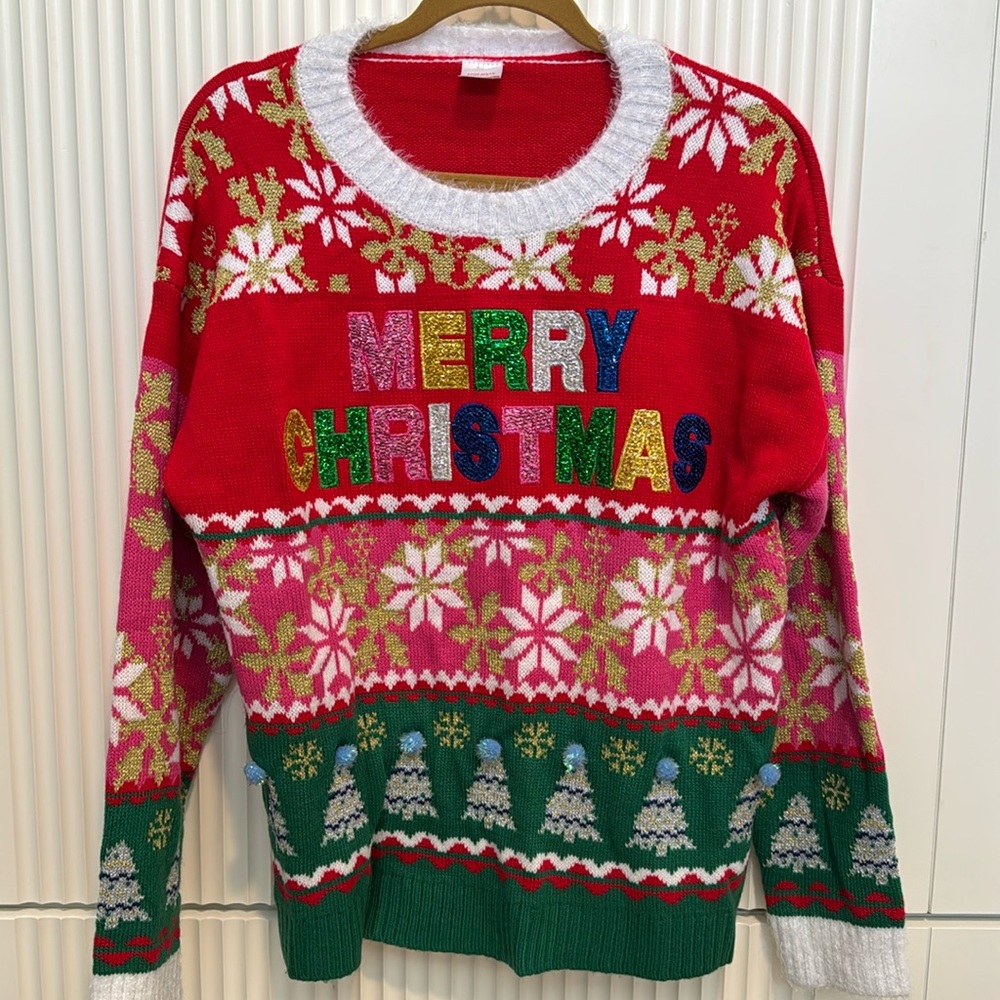 Holiday Time "Ugly" Christmas Sweater